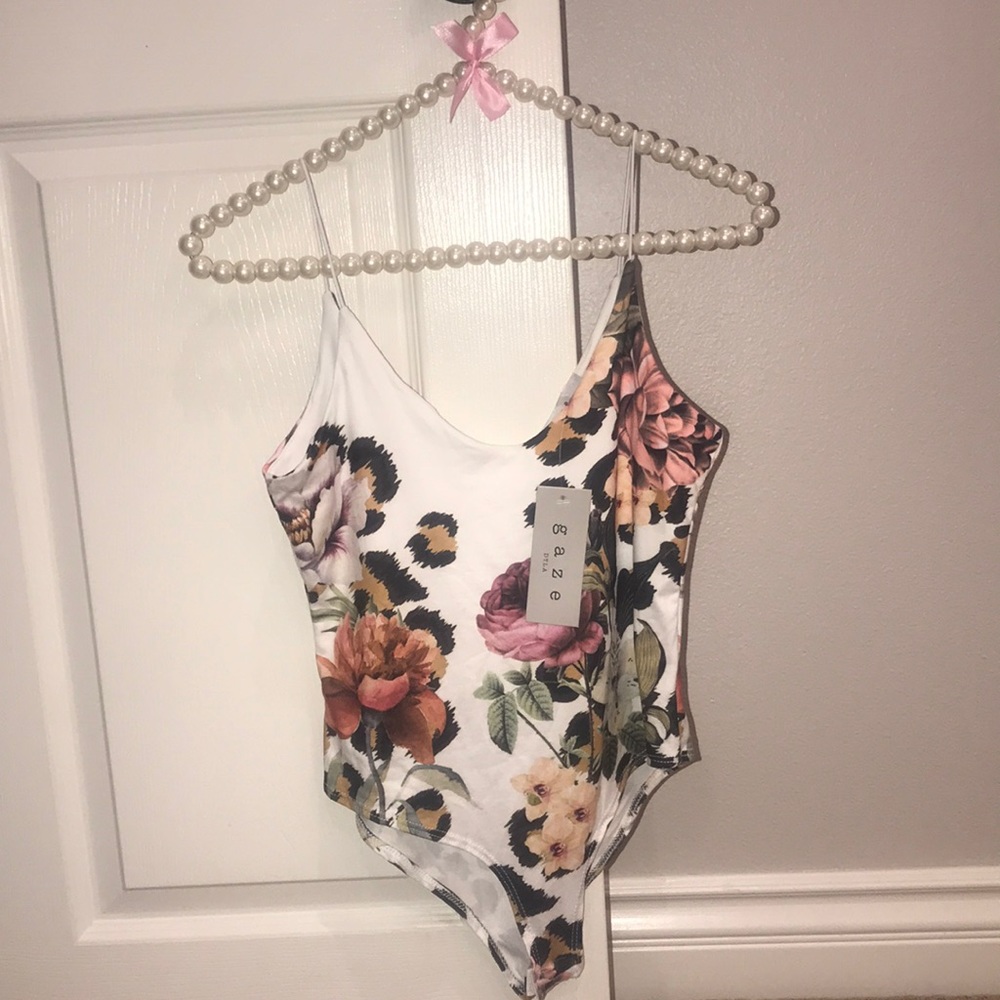 Bodysuit floral print